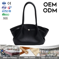 Sacs fourre-tout pour femmes en cuir véritable, durables et élégants, sacs à grande capacité avec ouverture métallique, fabricant de sacs en cuir OEM