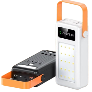 Banco de energía 30000 Mah de gran capacidad para exteriores con cargador de teléfono celular solar de carga inalámbrica Banco de energía solar portátil/ - Product Image 1