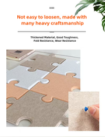 Panneau acoustique de puzzle en feutre PET haute densité Design moderne avec fonction ignifuge Nouvelle arrivée