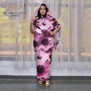 Abaya Islamica di Alta Qualità per Donne, Taglie Forti, Stampa Digitale, in Poliestere Voile, Stile Dubai e Sudanese - Product Image 2