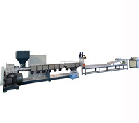 Machine de recyclage et de granulation de flocons de bouteilles PET avec moteur pour la production de granulés PET, production de 350-400 kg/h