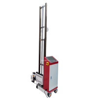 Machine d'impression murale verticale uv 3d, petit robot laser, carreaux de verre, sol