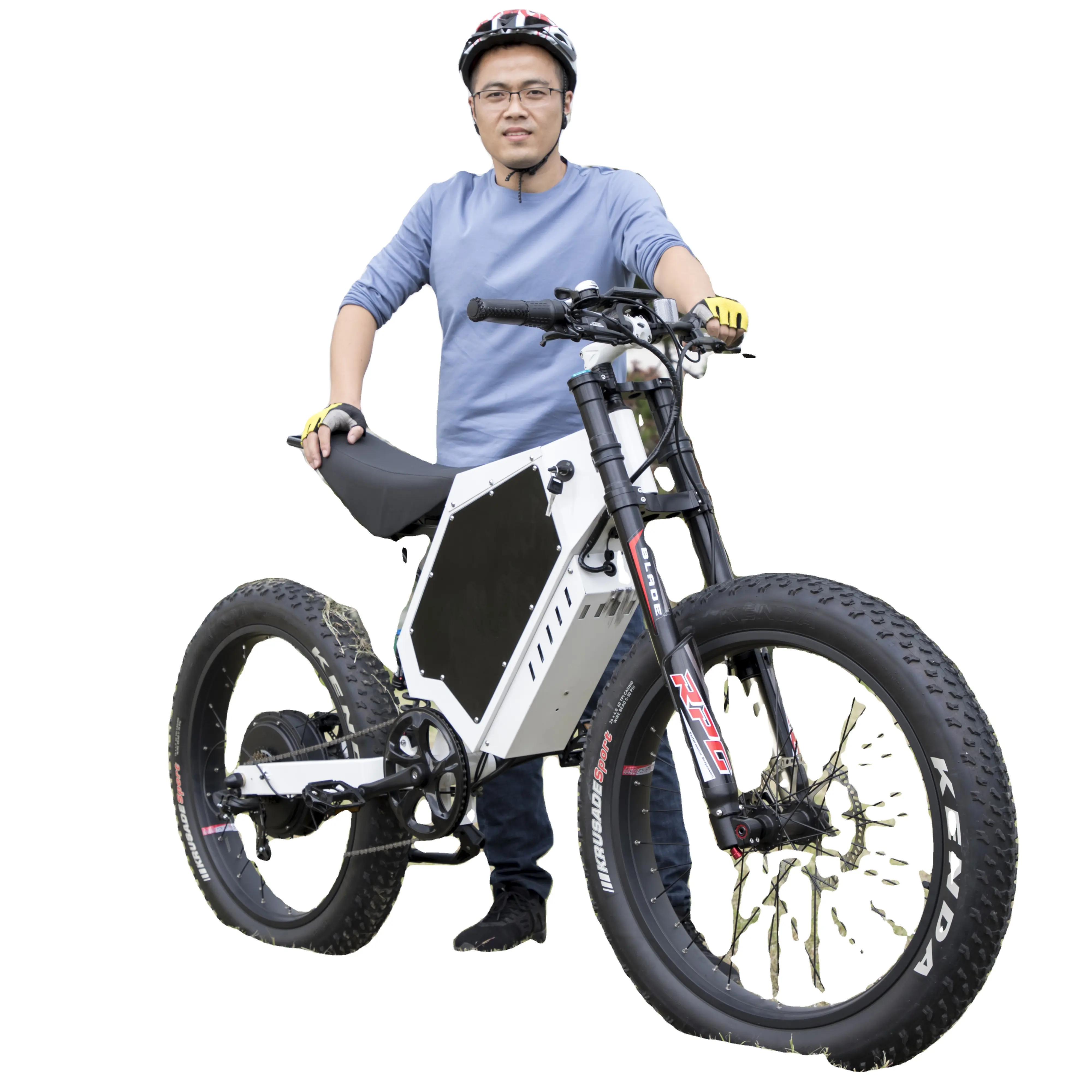 Ebike gerçek fabrika alüminyum alaşım ön çatal elektrikli bisiklet dönüşüm kiti w 8000w e bisiklet ile 12000 motosiklet elektrikli bisiklet