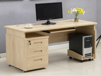Meilleure Vente : Bureau de Travail Modulaire Tout-en-un Moderne avec Armoire Verrouillable Indépendante, Support de CPU Roulant, Montage Facile, Table en Bois