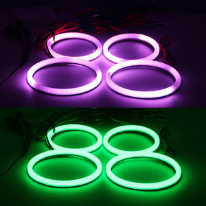 Anelli Luminosi a Effetto Occhi d'Angelo Magici, Luce Delicata, Misure 70mm-160mm, 6000k, Disponibili con Copertura in Cotone, Misure 70mm 80mm 90mm 160mm - Product Image 2