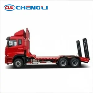 Camion plateau CLW 8X4, camion de transport d'équipement, camion de transport à plateau avec 32 places °   Angle de départ - Product Image 2