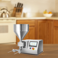 Nouvelle machine semi-automatique pour glaçage de gâteaux, remplissage de crème pour éclairs, beignets, pâtisseries, lait, eau, farine, noix, maïs