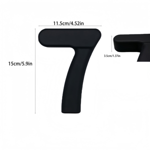 2KG/Pair Silicone Coating 7-Shaped <b>Dumbbell</b> Waterproof Customizable Slip-resistant Silicone <b>Dumbbell</b> for Yoga Pilates - Product Image 2