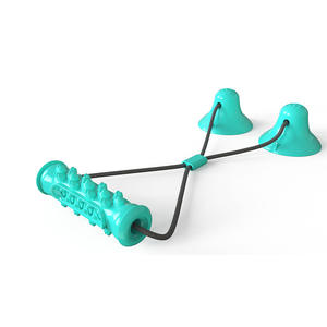 Jouet à mâcher interactif pour chien à double fonction en TPR avec ventouse double, durable et de qualité supérieure, pour chiens de <span class=keywords><strong>grande</strong></span> et petite taille, jeu en intérieur - Product Image 5