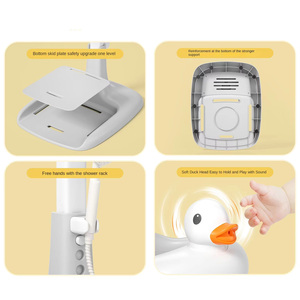 New Baby Standing <strong>Bath</strong> Artifact Infant Butt-washing Auxiliary Bracket Child Anti-slip <strong>Bath</strong> Basin <strong>Table</strong> - Product Image 3