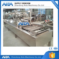 Machine de découpe de chips de pommes de terre commerciale Machine de fabrication de chips de pommes de terre Ligne de production de friture et d'emballage