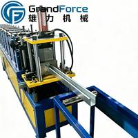 Machine de profilage d'acier pour profilés de type chapeau, ligne de production de pliage à froid pour structures de montage solaire, poutre profilée type chapeau, direct usine
