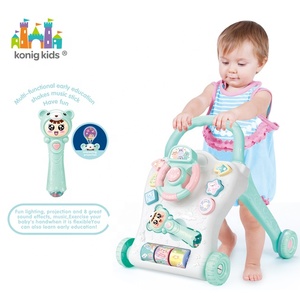 Marche-bébé en plastique Konig Kids avec volant, musique et lumières, centre d'activités conçu pour les enfants <span class=keywords><strong>de</strong></span> <span class=keywords><strong>6</strong></span> <span class=keywords><strong>mois</strong></span> à 3 ans - Product Image 3