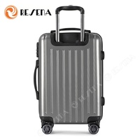 Valise ABS Spinner PC anti-chute [Cargo Global] 20/24/28 pouces avec roulettes universelles silencieuses |   Étanche, antivol et personnalisable avec logo
