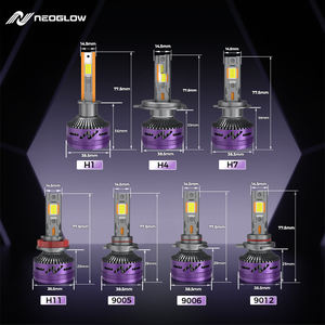 OEM venta al por mayor ODM coche LED faro 380W 70000LM CSP4575 30Chips 6 tubos de cobre IP68 3Y garantía H1 H4 H7 HB3 HB4 - Product Image 6