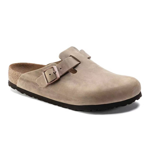 Venta caliente Birkenstocks <span class=keywords><strong>Zapatos</strong></span> Hombres y mujeres Zapatillas para caminar con suela de corcho de doble botonadura Zapatillas de cuero Birkenirstocks - Product Image 6