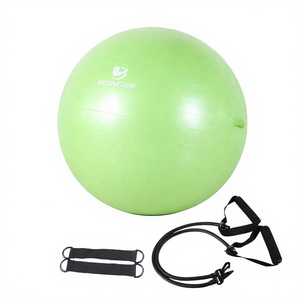 Tăng thể dục màu xanh lá cây 65cm PVC cho Thụy Sĩ phòng tập thể dục bóng cho tập luyện và Yoga tập thể dục thường xuyên - Product Image 3