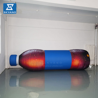 Modèle de bouteille de boisson gonflable simulée sur mesure pour la promotion de marque, publicité d'événements en plein air, accessoire publicitaire