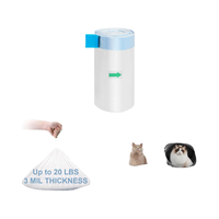Litière pour chat intelligente, écologique, personnalisée avec logo, en matériau organique, compostable, rouleau de déchets pour animaux de compagnie, élimination des déchets pour animaux de compagnie