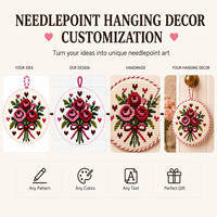 Boîte cadeau d'ornements en broderie pour vous, décoration suspendue personnalisable, cadeau fait main, surprise romantique, décoration