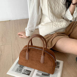 Benutzer definierte Damen Qualität Damen Handtaschen Wildleder Handtaschen Reiß verschluss Handtasche Hersteller <span class=keywords><strong>China</strong></span> - Product Image 4