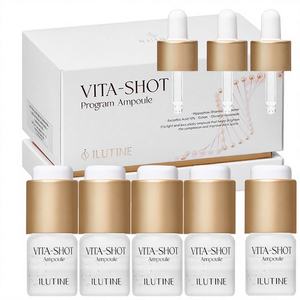 Ampolla Líquida Iluminadora con Vitamina C Estabilizada para el Rostro, Aumenta el Brillo de la Piel, No Grasosa, para Hombres y Mujeres, Tratamiento de 4 Semanas - Product Image 1