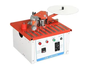 Draagbare Mini Curve Rand Bander Houtbewerking Mdf Rand Machine Pvc Rand Banding Machine