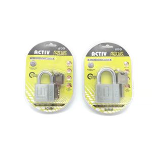 Candado de Hierro Sólido Samhoo, Nuevo Diseño, Venta al por Mayor, Resistente, 40mm 50mm, Antirrobo, Anticorte, Anticorrosión, con 3 Llaves - Product Image 1