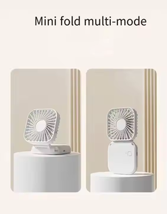 <b>Foldable</b> Mini Fan with Lanyard USB Rechargeable Portable Handheld Fan Personal Cooling Fan Small Desk Fan Travel Outdoor Summer - Product Image 2