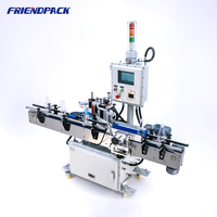 Machine d'étiquetage automatique de bouteilles rondes personnalisées UPK avec imprimante, 20-200 pièces/min, machine d'étiquetage de bouteilles de vin, machine d'étiquetage de bouteilles en plastique