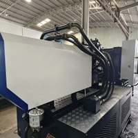 Machine hydraulique industrielle horizontale d'occasion 320 tonnes, machine de moulage par injection automatique de fourchettes et cuillères en plastique, pompe PLC