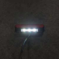Nouveau Feu de Plaque d'Immatriculation LED 12V Chrome SMD pour Moto Semi-Remorques