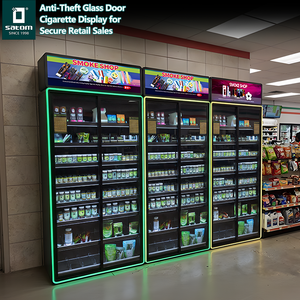 Exhibidor de Cigarrillos de <span class=keywords><strong>3</strong></span> Pies, Exhibidor de Tabaco con Iluminación LED, Vitrina para Tienda de Cigarrillos - Product Image 6