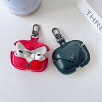 Wadah pelindung Earphone kulit PU, wadah pelindung penutup Earphone BT kulit PU untuk Airpods 4 Pro 2 Generasi 3