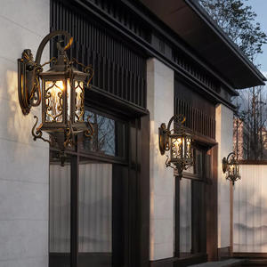 Lámpara de Pared para Exterior de Estilo Europeo Impermeable Luz de Jardín para Hogar y Villa Entrada Terraza y Balcón con Energía Solar Cuerpo de PC - Product Image 2