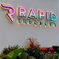 Lettres LED en acrylique irisé dégradé avec trous perforés sur les côtés, enseigne perforée pour les entreprises, extérieur et intérieur