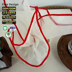 Emballage cadeau en tissu organza biodégradable et écologique Chuanhua, réutilisable, recyclable, avec surpiqûres, promotionnel - Product Image 2