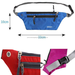 Регулируемый ремень с 3 карманами на молнии и Специальные дорожные сумки для наушников - Product Image 4