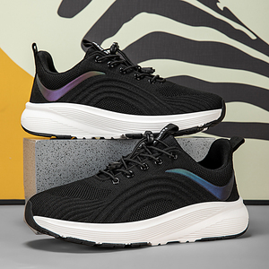 Chaussures de sport tendance pour hommes, respirantes, en maille, style sportif, baskets élastiques, style marche, toutes saisons, <span class=keywords><strong>pas</strong></span> <span class=keywords><strong>cher</strong></span>, 36-46 - Product Image 5