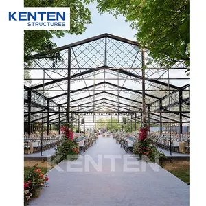 15x30 20x50m 30x 30 Clear Top Closed Wedding Marquees Tent For Outdoor Party Event Transparent Plastic Canopy Tent For Wedding