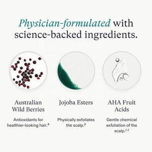 Exfoliante para el cuero cabelludo, elimina la acumulación de productos y la grasa para un cabello y cuero cabelludo más saludables, exfoliante para el cabello formulado por médicos - Product Image 5