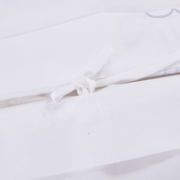 Ensemble de literie d'hôtel quatre pièces King Size Feuilles de housse de couette en polyester doux motif imprimé ajusté pour hôtel