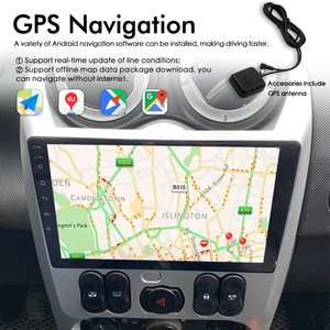 Suara AI Radio mobil untuk Renault Logan 1 Sandero 2009-2015 Lada Largus Lergus 2012-2020 Dacia Duster <span class=keywords><strong>Android</strong></span> Video <span class=keywords><strong>Player</strong></span> CarPlay - Product Image 4