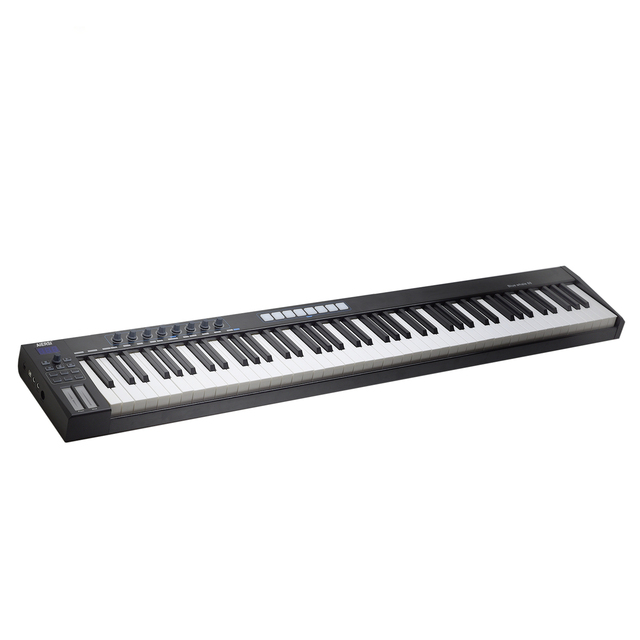 Professional Master MIDI Keyboard with Brushed Aluminum Panel 88 Semi-weighted Keys
