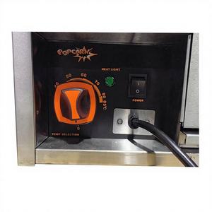 Calentador de palomitas de maíz con pantalla de calor Bandeja extraíble para migas 2/3 compartimentos Capacidad de 300L para uso comercial - Product Image 6