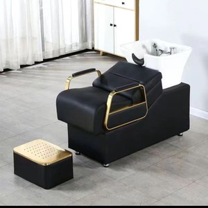 Head Spa Machine Peluquería moderna Peluquería Muebles Salón Lavabo Silla Champú Tazón y silla - Product Image 3
