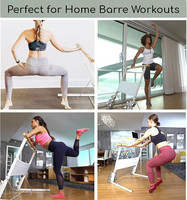 Wellshow Sport Home Fitness Exercise Equipment pour Barre Ballet Bar Autoportant Forte Conception Stable pour Tirer Exercice