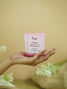 Vela Aromática Serenity Spell con Aroma a Amatista y Loto para Meditación, Relajación, Sanación Espiritual y Energía Pacífica - Product Image 4