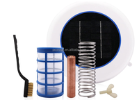 Purificateur d'eau solaire pour piscine Ioniseur Anode en cuivre Chlorinateur pour piscines hors et creusées pour temps chaud-Outils et accessoires de piscine