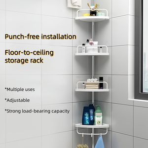 JANKO support de douche à tige télescopique <span class=keywords><strong>pour</strong></span> salle de bain et baignoire support de support de bain sur pied - Product Image 1